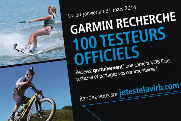 100 testeurs Garmin