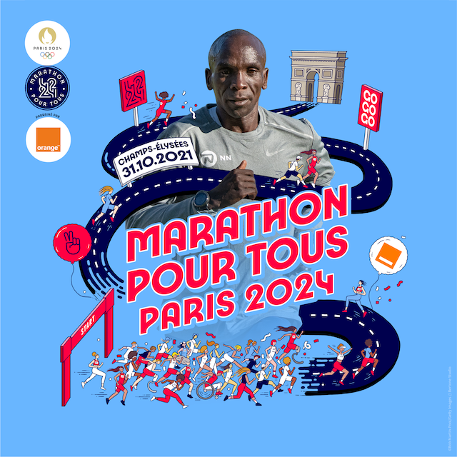 Marathon pour Tous - Paris 2024 - Qualifié si vous terminez devant  Kipchoge... - Trimag