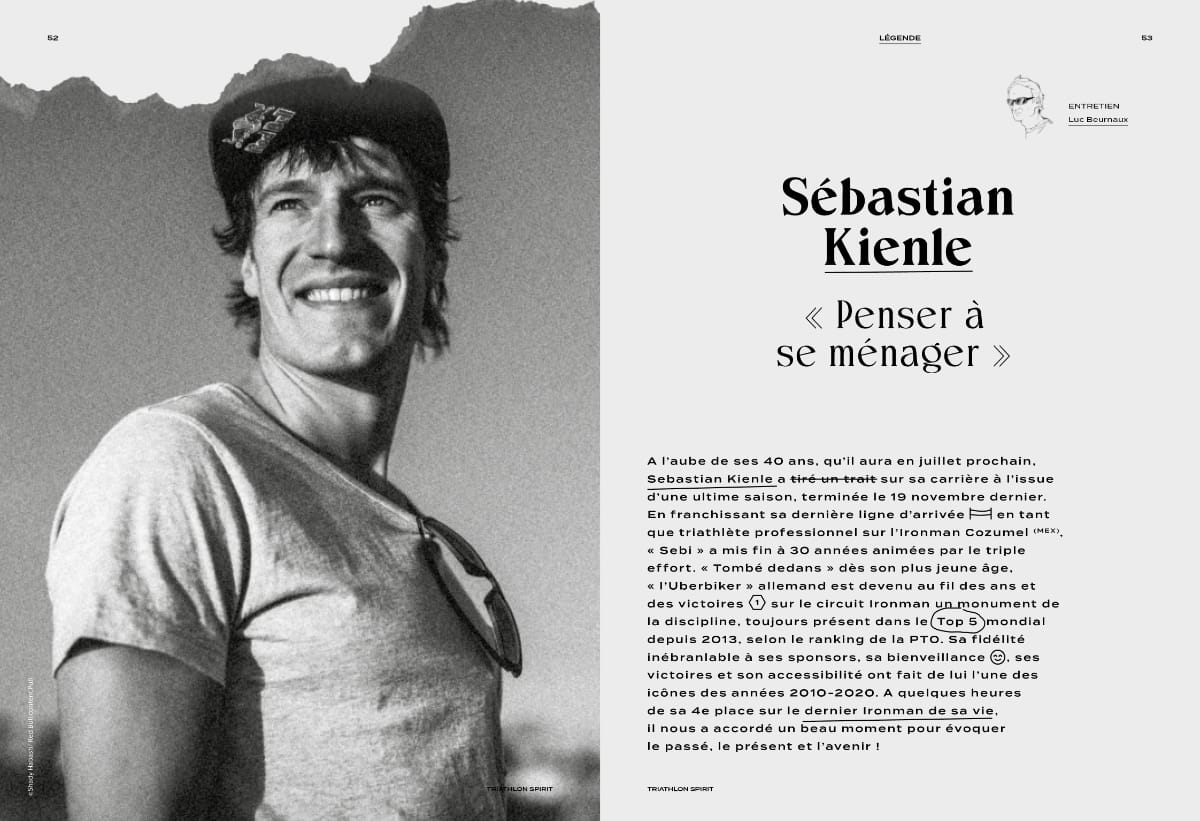 Sébastien Kienle sur Triathlon Spirit : Penser à se ménager